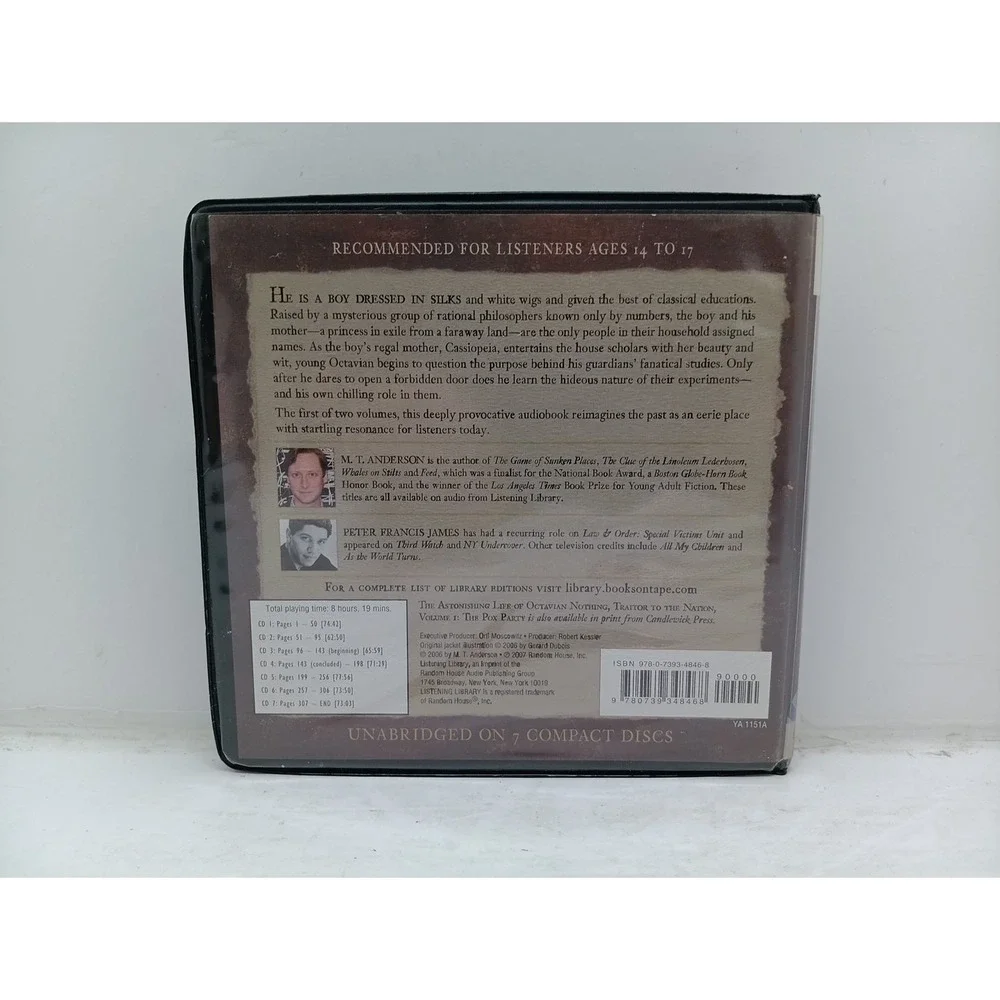 Astonishing Life of Octavian Nothing, Traitor to the Nation, Volume I : The Pox